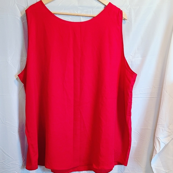 NWOT Red Plus size 4X Tank Top - Picture 2 of 3